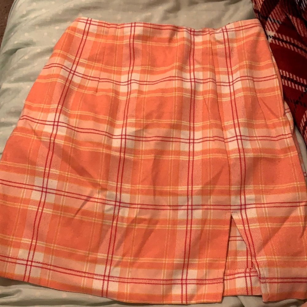 a mini skirt